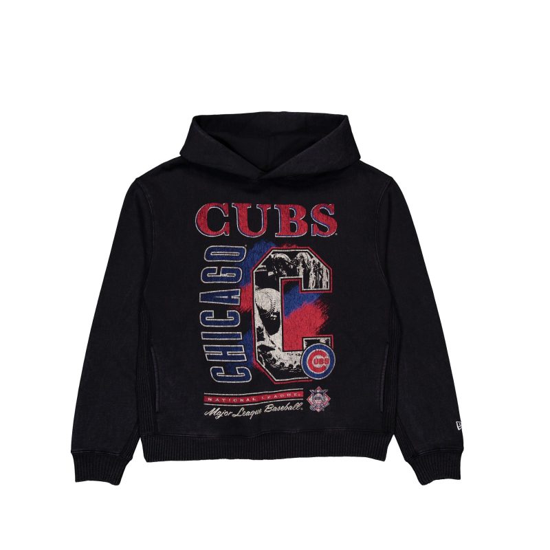 60496956 HOODIE MLBSPORTCLASS CHICUB BLK F