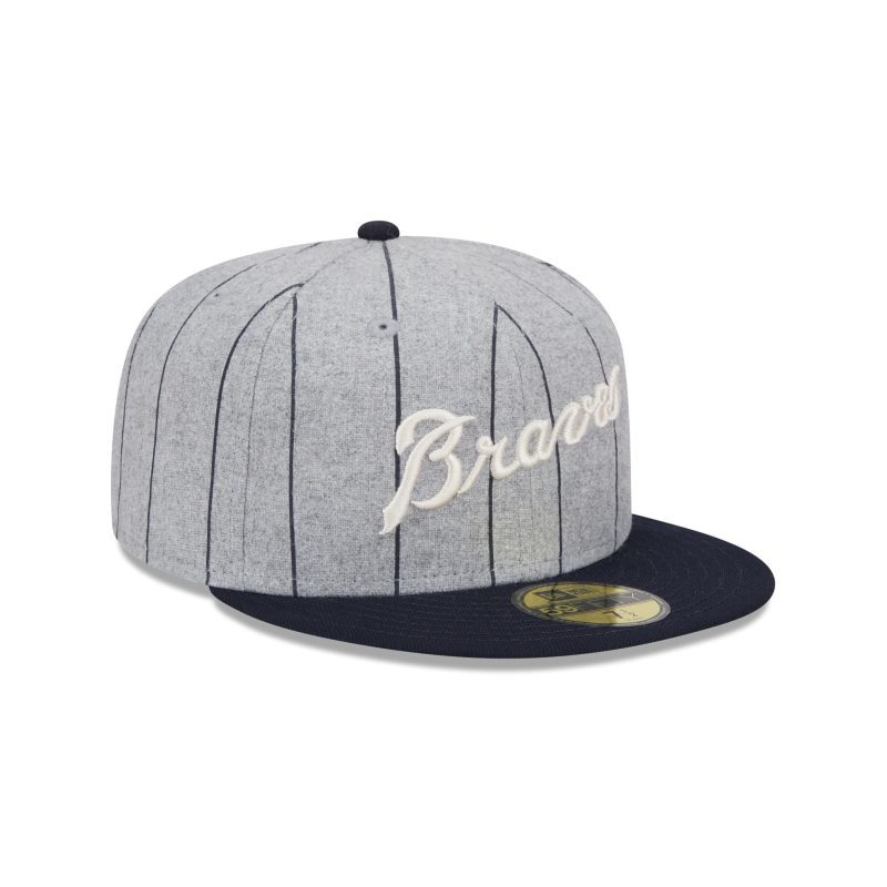 60498021 59FIFTY HEATHERPINSTRIPE ATLBRACO HGR 3QR