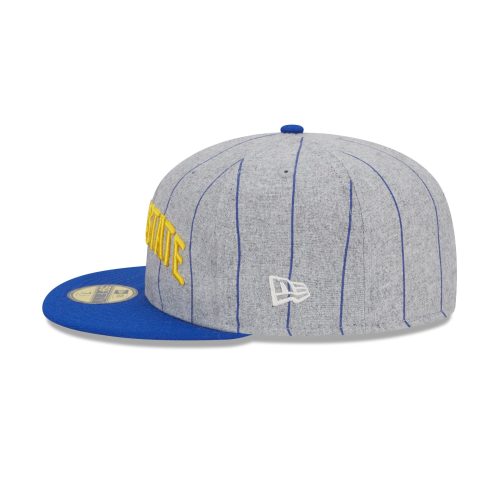 60498029 59FIFTY HEATHERPINSTRIPE GOLWAR HGR LSIDE