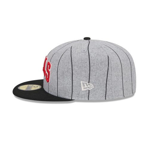 60498030 59FIFTY HEATHERPINSTRIPE CHIBUL HGR LSIDE