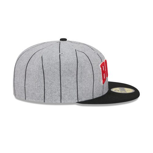 60498030 59FIFTY HEATHERPINSTRIPE CHIBUL HGR RSIDE