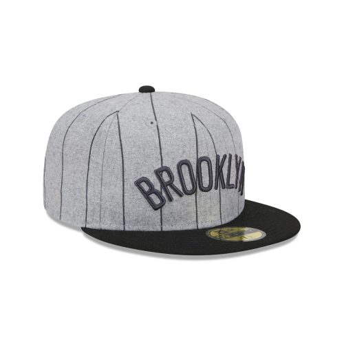 60498031 59FIFTY HEATHERPINSTRIPE BRONET HGR 3QR