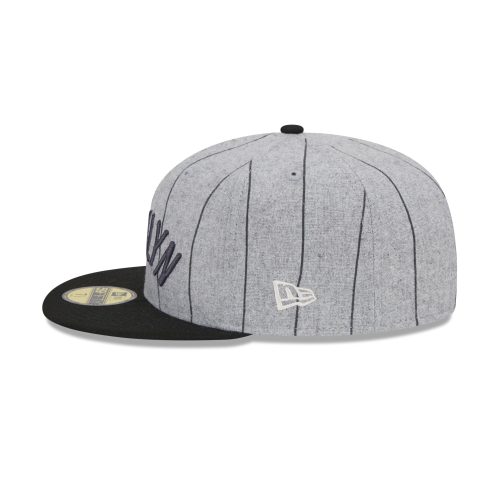 60498031 59FIFTY HEATHERPINSTRIPE BRONET HGR LSIDE