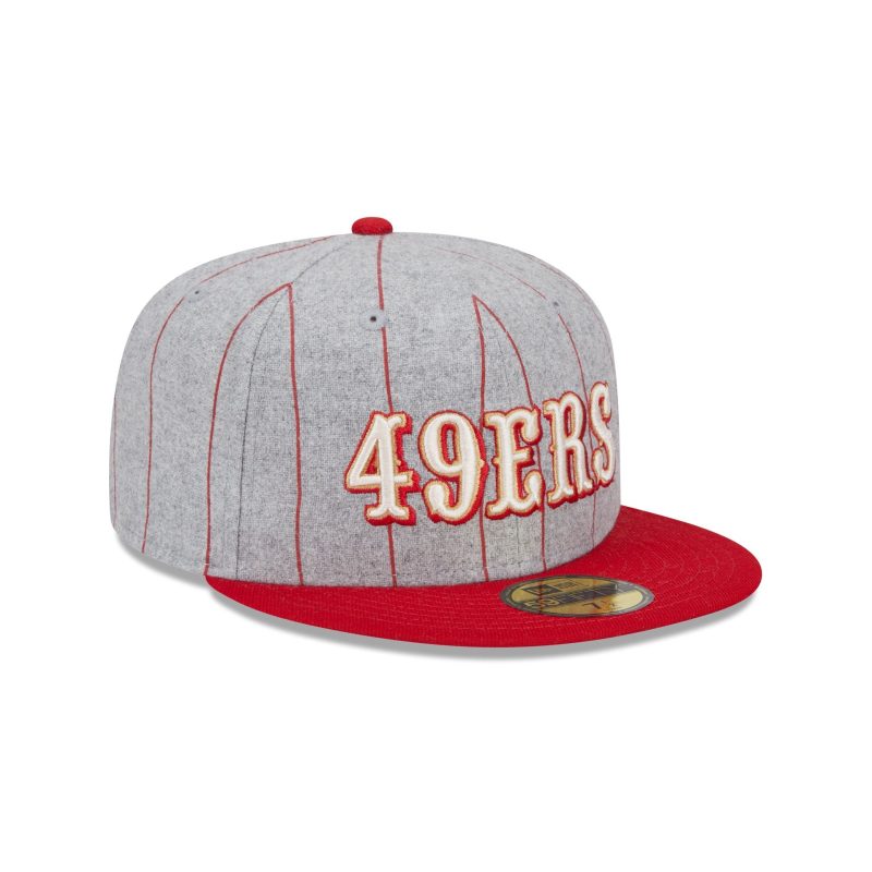 60498032 59FIFTY HEATHERPINSTRIPE SAF49E HGR 3QR