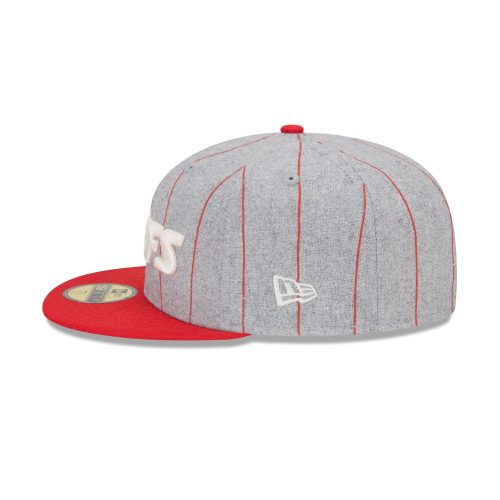 60498033 59FIFTY HEATHERPINSTRIPE KANCHI HGR LSIDE