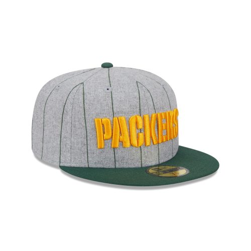 60498034 59FIFTY HEATHERPINSTRIPE GREPAC HGR 3QR