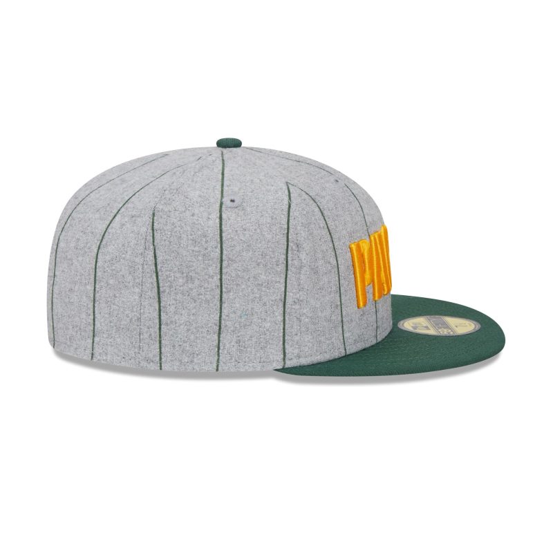 60498034 59FIFTY HEATHERPINSTRIPE GREPAC HGR RSIDE