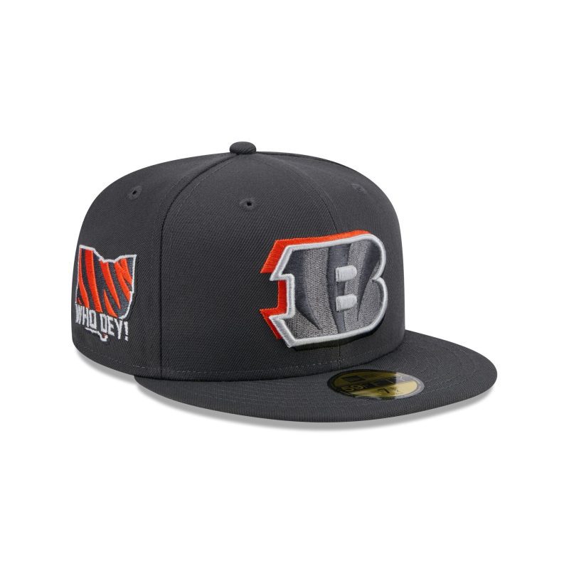 60498546 59FIFTY NFL24DRAFT5950 CINBEN GRH 3QR