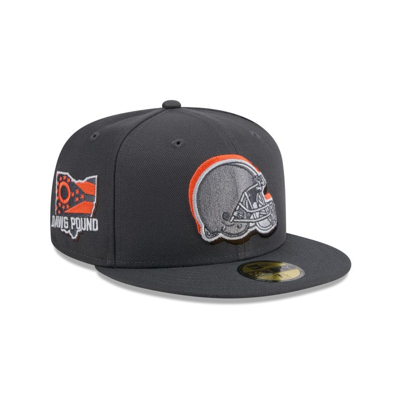 60498547 59FIFTY NFL24DRAFT5950 CLEBRO GRH 3QR