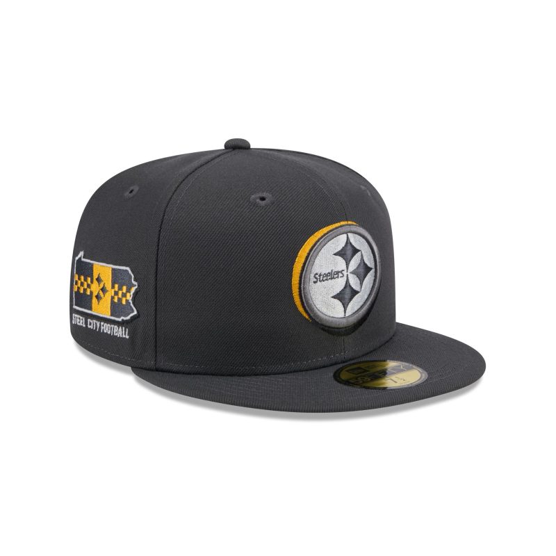 60498561 59FIFTY NFL24DRAFT5950 PITSTE GRH 3QR