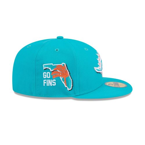 60498590 59FIFTY NFL24DRAFT5950CW MIADOL OTC RSIDE