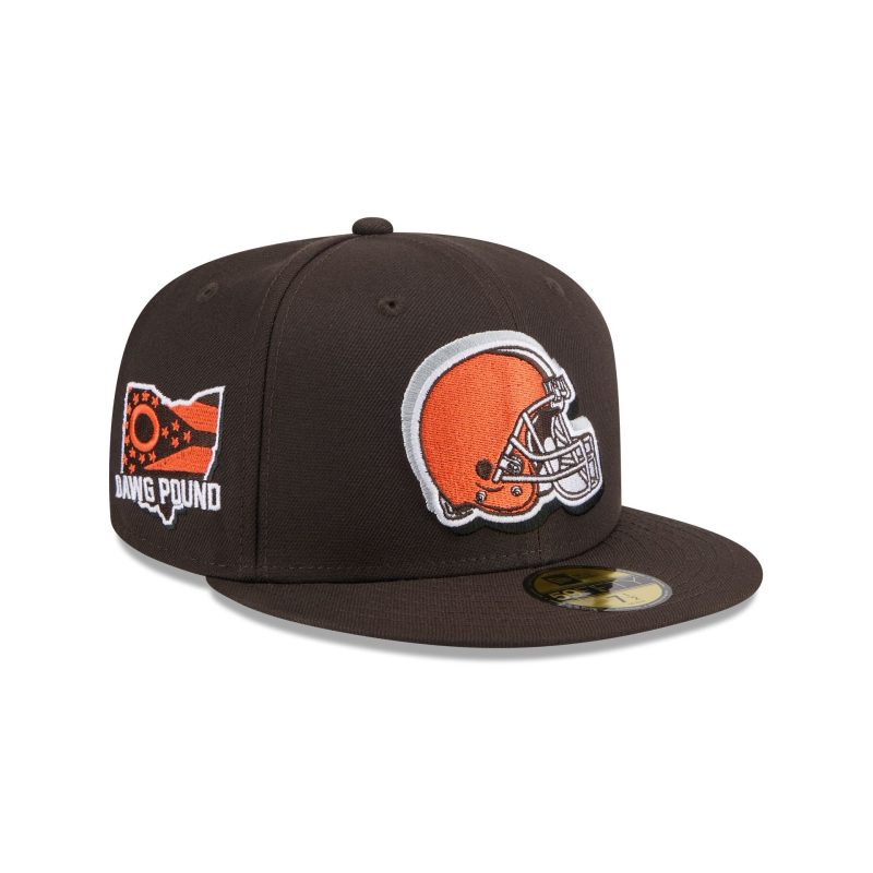 60498595 59FIFTY NFL24DRAFT5950CW CLEBRO OTC 3QR