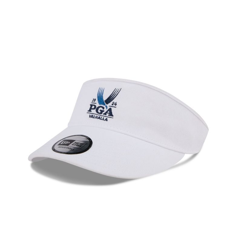 60501016 VISOR PGA24VISORTEAM PGACHA WHI 3QL