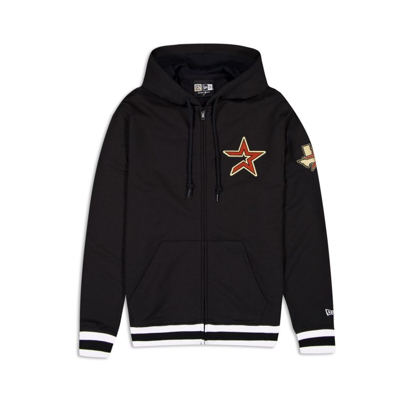 60501980 HOODIE LOGOSELECTCOOP HOUASTCO BLK F