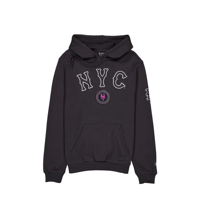 60502041 HOODIE MLBCITYCONNECT24 NEYMET BLK F