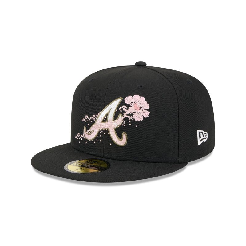 60505263 59FIFTY DOTTEDFLORAL ATLBRA BLK 3QL