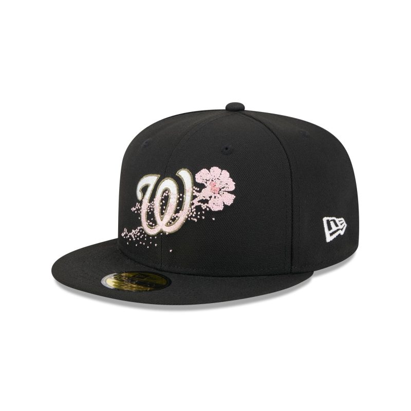 60505276 59FIFTY DOTTEDFLORAL WASNAT BLK 3QL