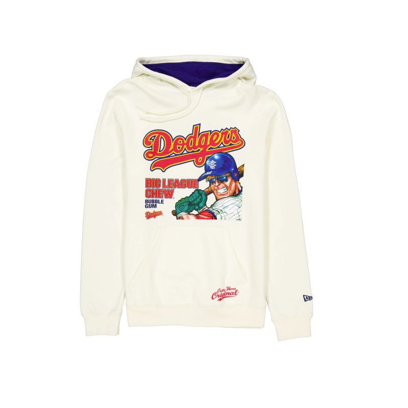 60505859 HOODIE MLBXBIGLEAGUECHEW24 LOSDOD WHT F