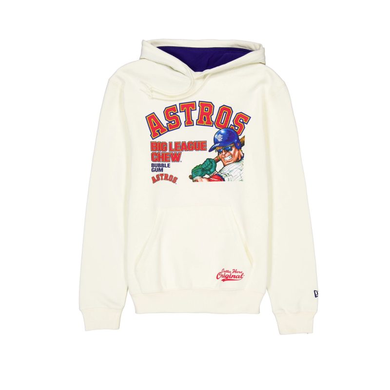 60505865 HOODIE MLBXBIGLEAGUECHEW24 HOUAST WHT F