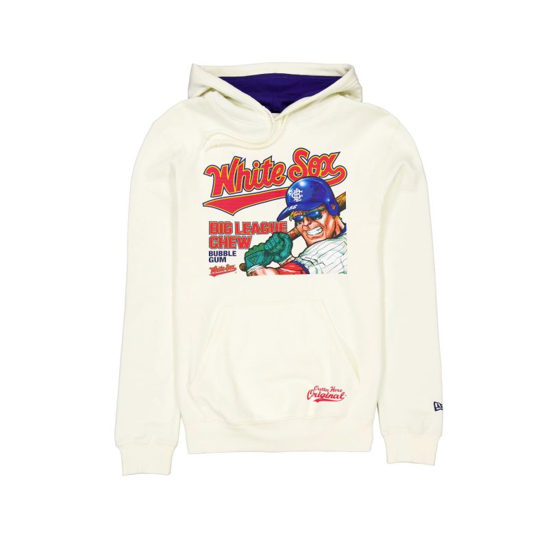 60505869 HOODIE MLBXBIGLEAGUECHEW24 CHIWHI WHT F