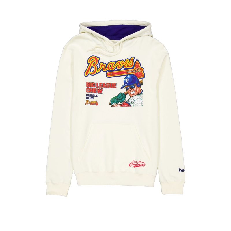 60505871 HOODIE MLBXBIGLEAGUECHEW24 ATLBRA WHT F