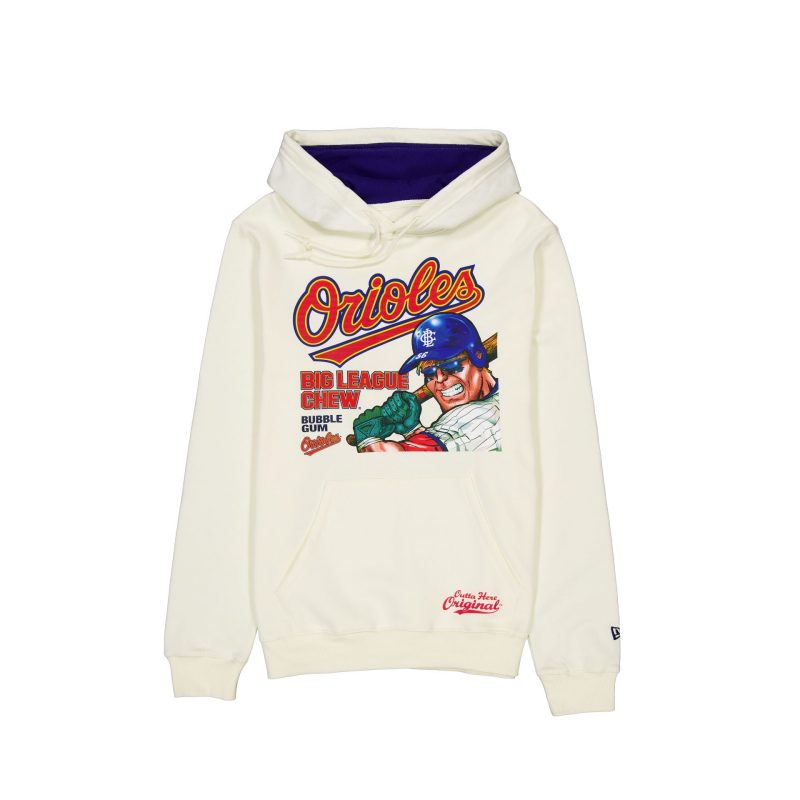 60505872 HOODIE MLBXBIGLEAGUECHEW24 BALORI WHT F