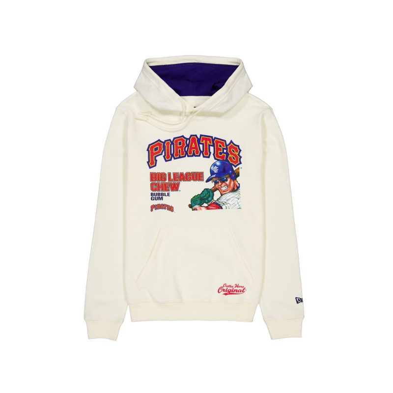 60505878 HOODIE MLBXBIGLEAGUECHEW24 PITPIR WHT F