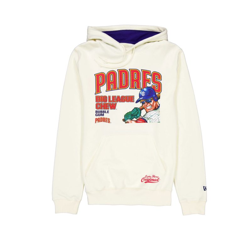 60505879 HOODIE MLBXBIGLEAGUECHEW24 SADPAD WHT F