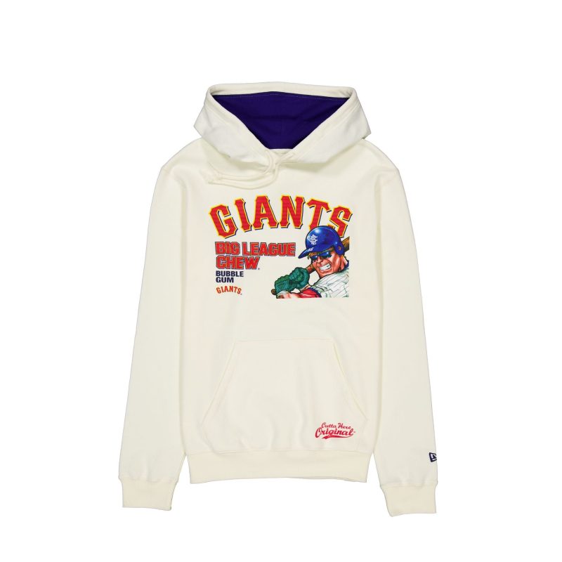 60505880 HOODIE MLBXBIGLEAGUECHEW24 SAFGIA WHT F