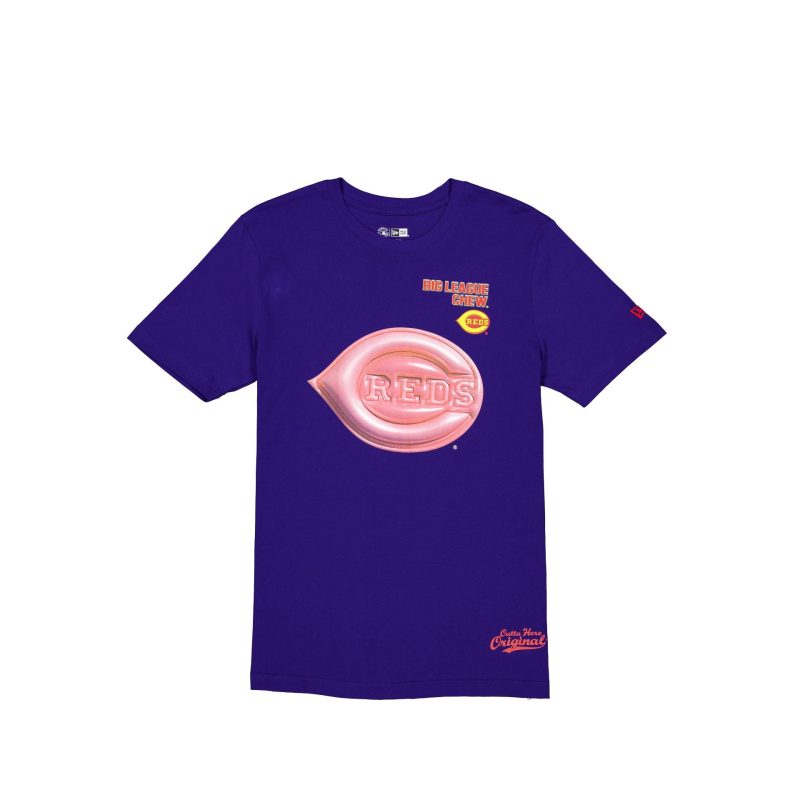 60505903 TSHIRT MLBXBIGLEAGUECHEW24 CINRED RYL F