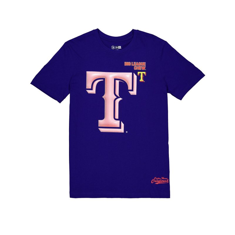 60505924 TSHIRT MLBXBIGLEAGUECHEW24 TEXRAN RYL F