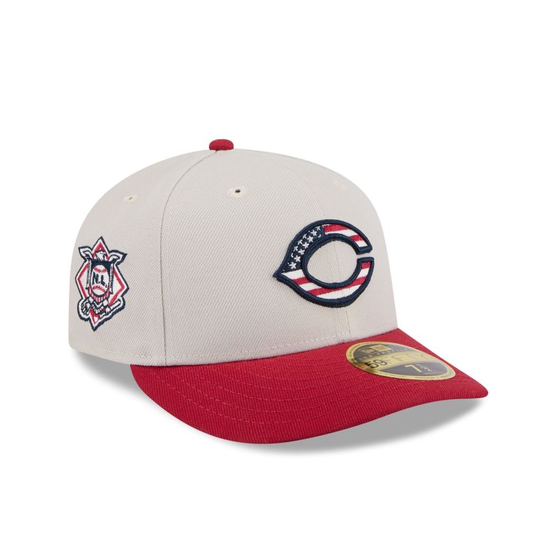 60506431 LP59FIFTY MLB24JULY4LP5950 CINRED STNPNR 3QR