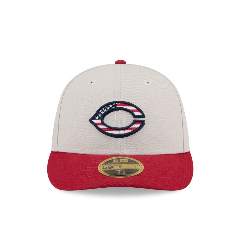 60506431 LP59FIFTY MLB24JULY4LP5950 CINRED STNPNR F