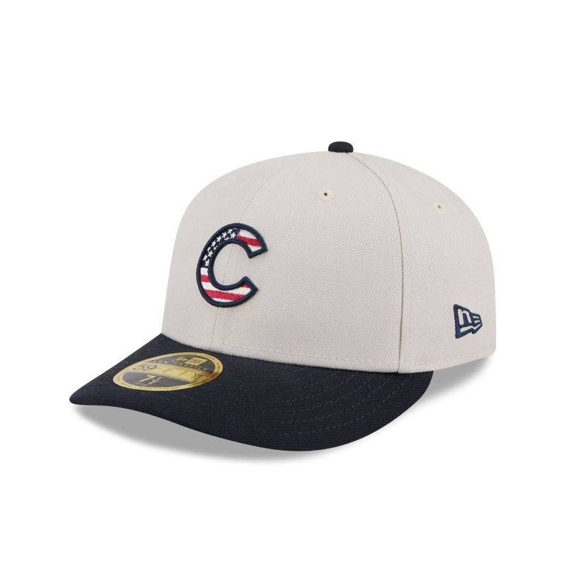 60506458 LP59FIFTY MLB24JULY4LP5950 CHICUB STNNVY 3QL