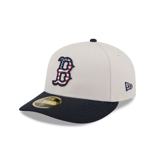 60506460 LP59FIFTY MLB24JULY4LP5950 BOSRED STNNVY 3QL