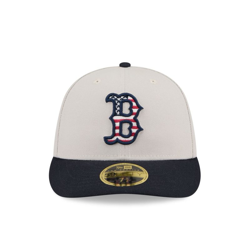 60506460 LP59FIFTY MLB24JULY4LP5950 BOSRED STNNVY F