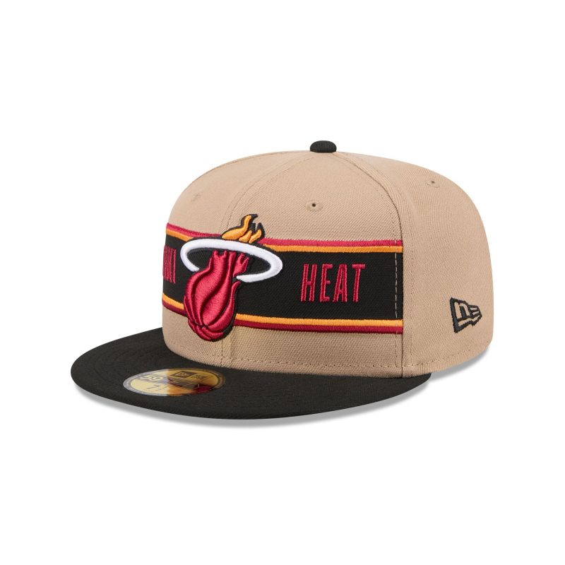 60507124 59FIFTY NBA24DRAFT5950 MIAHEA CAMOTC 3QL