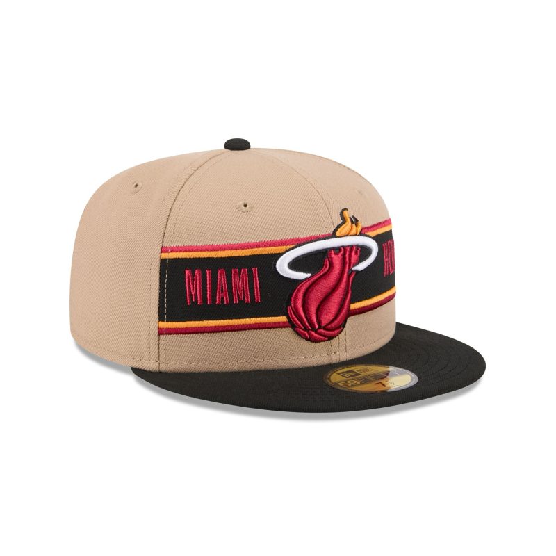 60507124 59FIFTY NBA24DRAFT5950 MIAHEA CAMOTC 3QR