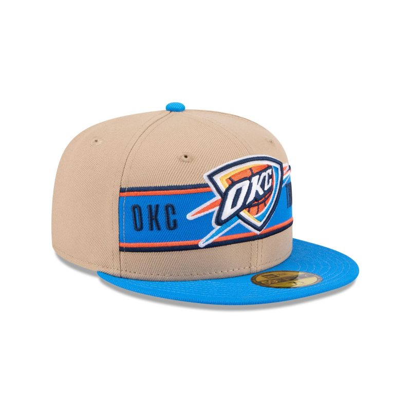 60507129 59FIFTY NBADRAFT24 OKLTHU TAN 3QR