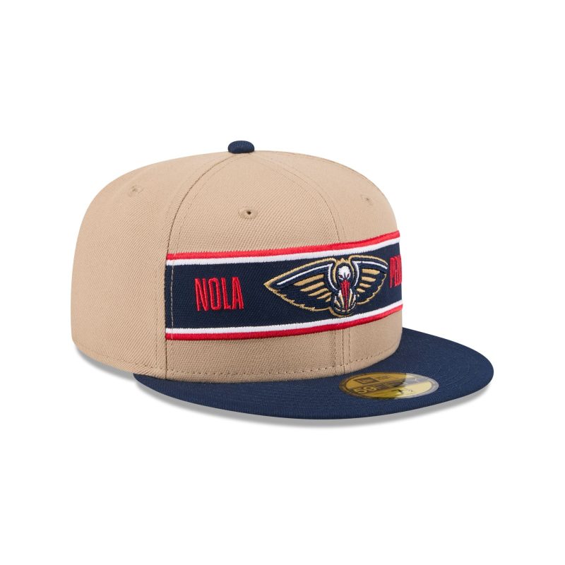 60507130 59FIFTY NBADRAFT24 NEOPEL TAN 3QR