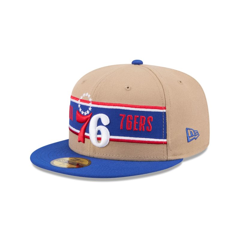 60507135 59FIFTY NBA24DRAFT5950 PHI76E CAMOTC 3QL