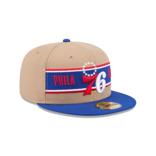 60507135 59FIFTY NBA24DRAFT5950 PHI76E CAMOTC 3QR