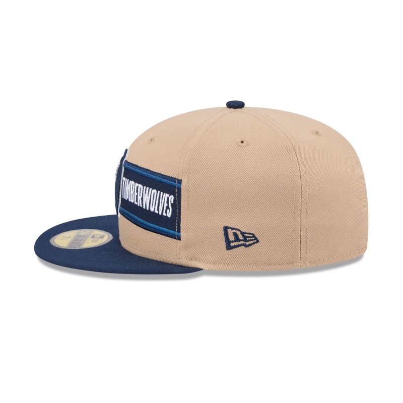 60507136 59FIFTY NBADRAFT24 MINTIM TAN LSIDE