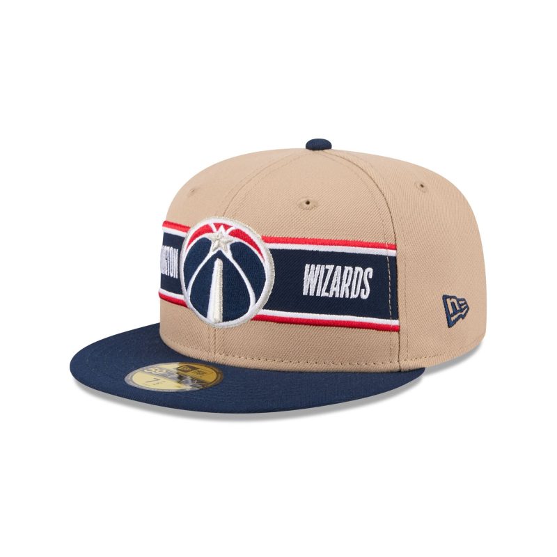 60507138 59FIFTY NBADRAFT24 WASWIZ TAN 3QL