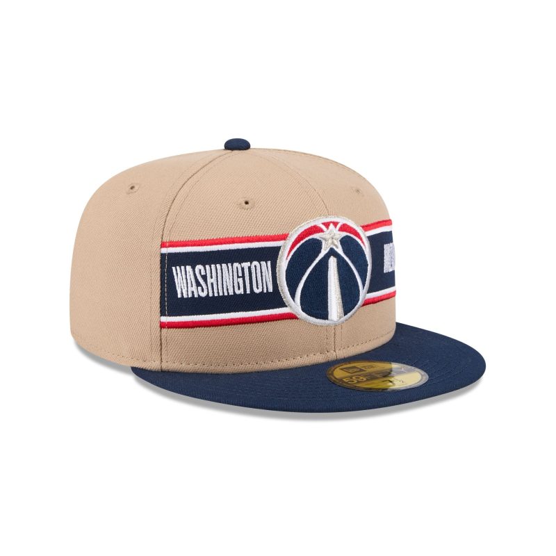 60507138 59FIFTY NBADRAFT24 WASWIZ TAN 3QR