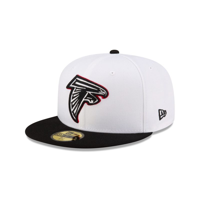 60507556 59FIFTY NFL24TRAININGEXCLUSIVE ATLFAL WHT 3QL