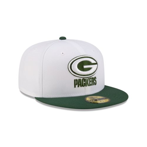 60507558 59FIFTY NFL24TRAININGEXCLUSIVE GREPAC WHT 3QR