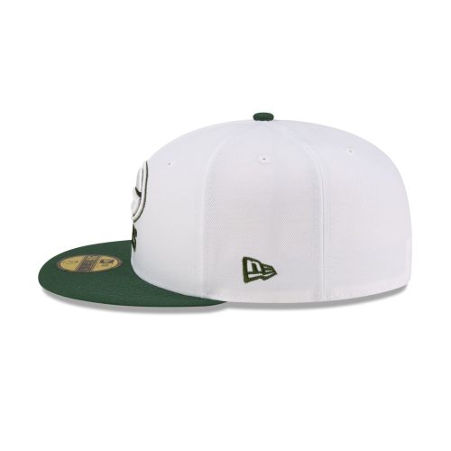 60507558 59FIFTY NFL24TRAININGEXCLUSIVE GREPAC WHT LSIDE