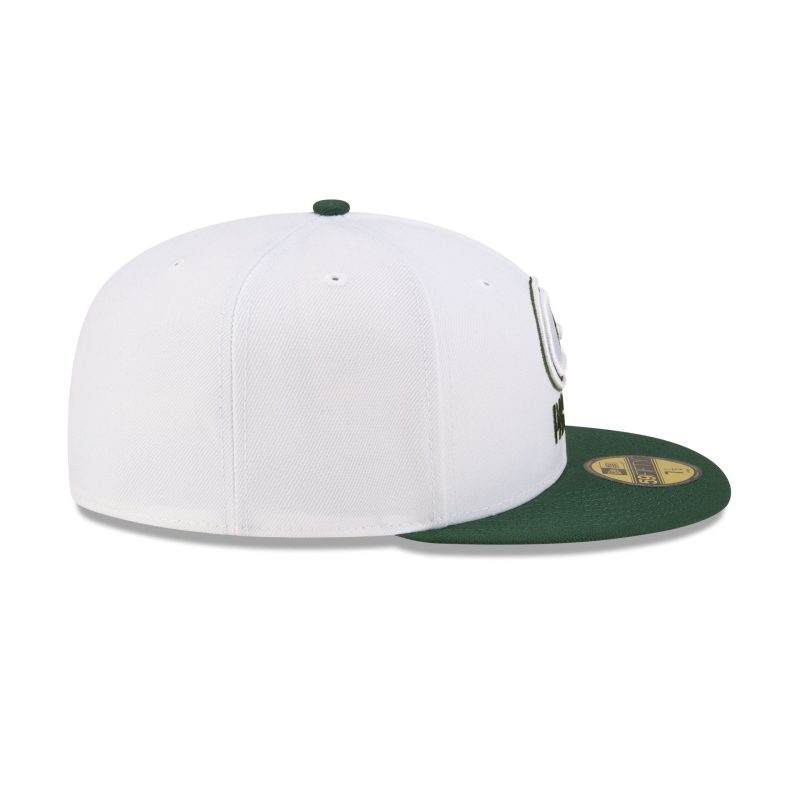 60507558 59FIFTY NFL24TRAININGEXCLUSIVE GREPAC WHT RSIDE