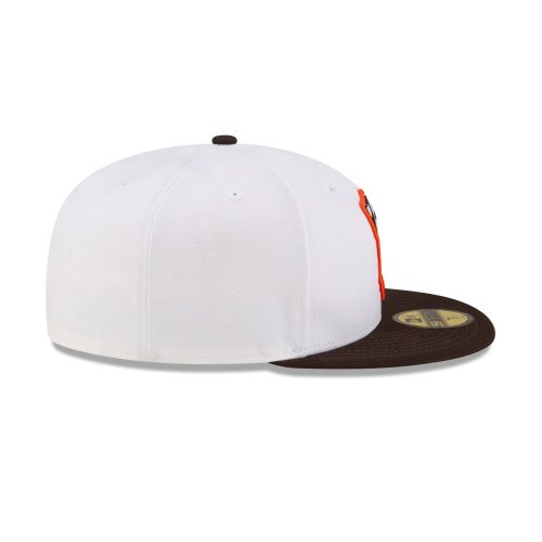 60507560 59FIFTY NFL24TRAININGEXCLUSIVE CLEBRO WHT RSIDE